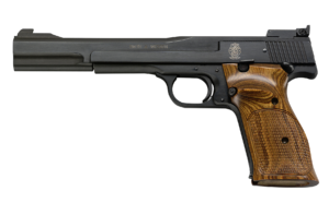 SMITH AND WESSON 41 22LR 10+1 BLUE/WOOD 7" AS