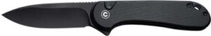 CIVIVI KNIFE ELEMENTUM II 2.96 - " G-10/BLK STONEWASH BTTNLOCK