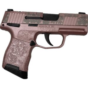 Sig Sauer "Gun & Roses" P365 Optic Ready Handgun 9mm Luger 10rd Magazines(2) 3.1" Barrel X-RAY 3 Sights Manual Safety